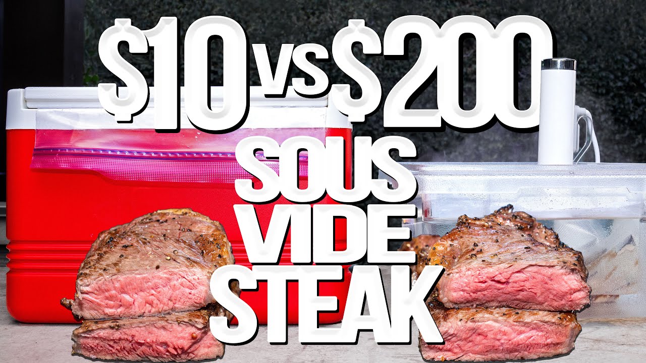 image 0 $10 Vs. $200 Sous Vide Steak Test (do You Really Need An Expensive Machine?) : Sam The Cooking Guy