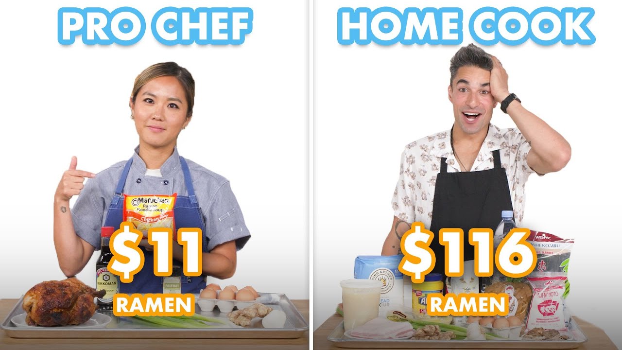 image 0 $116 Vs $11 Ramen: Pro Chef & Home Cook Swap Ingredients : Epicurious