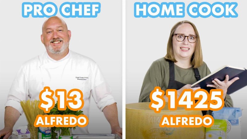 image 0 $1425 Vs $13 Fettuccine Alfredo: Pro Chef & Home Cook Swap Ingredients : Epicurious