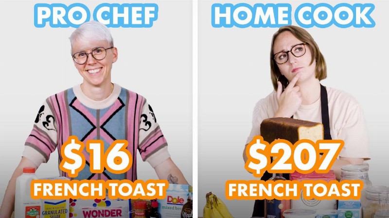 image 0 $207 Vs $16 French Toast: Pro Chef & Home Cook Swap Ingredients : Epicurious