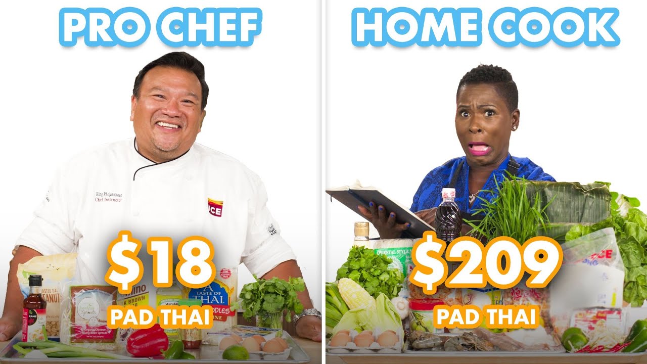 image 0 $209 Vs $18 Pad Thai: Pro Chef & Home Cook Swap Ingredients : Epicurious