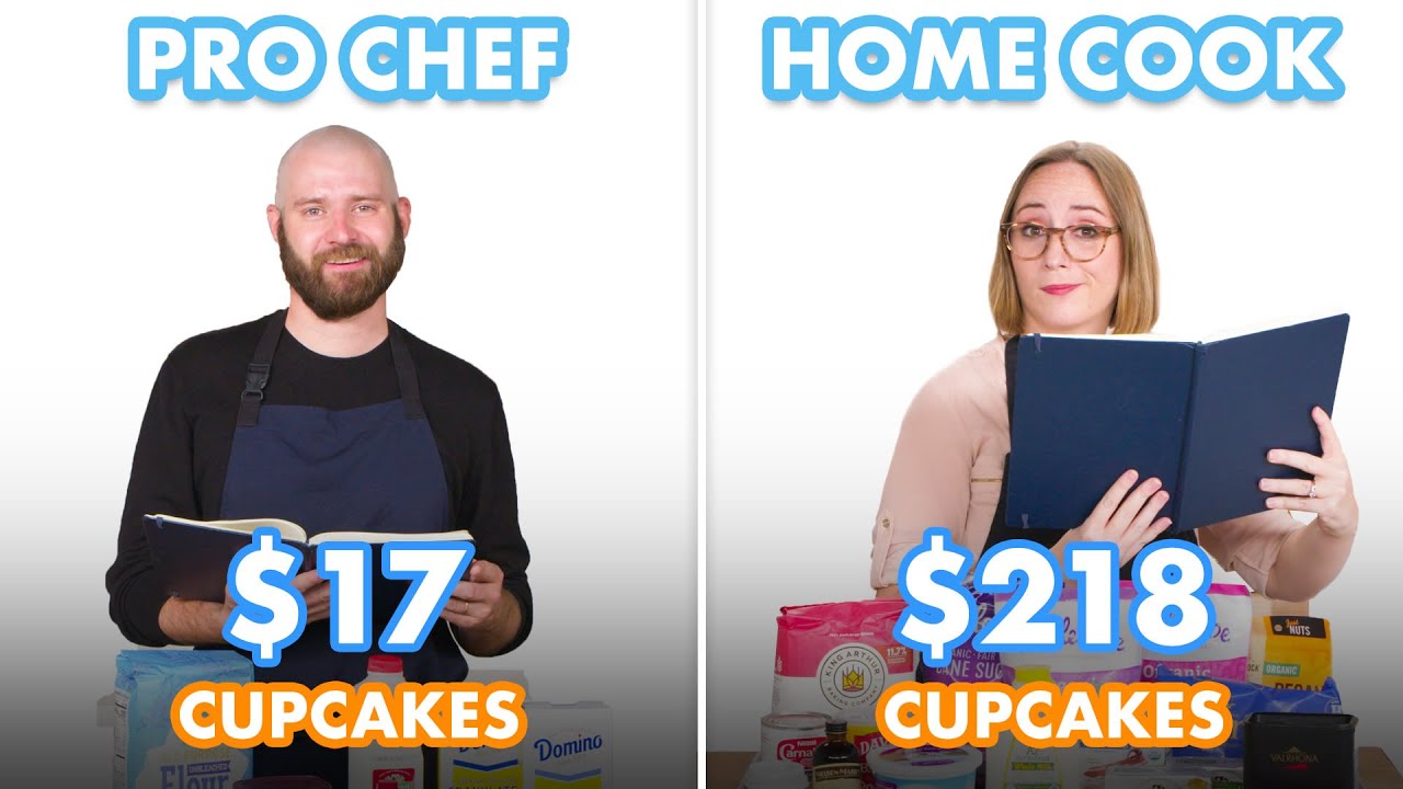 image 0 $218 Vs $17 Cupcakes: Pro Chef & Home Cook Swap Ingredients : Epicurious