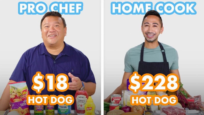 image 0 $228 Vs $18 Hot Dog: Pro Chef & Home Cook Swap Ingredients : Epicurious