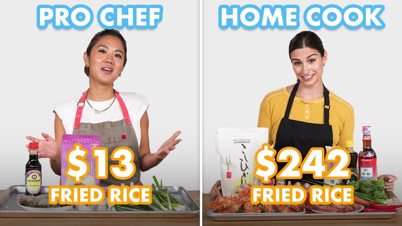 image 0 $242 Vs $13 Fried Rice: Pro Chef & Home Cook Swap Ingredients : Epicurious