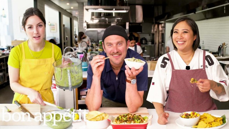 image 0 5 Pro Chefs Make Fresh Dips & Chips : Test Kitchen Talks : Bon Appétit