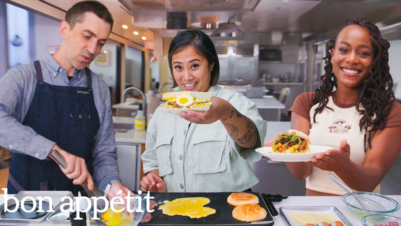 image 0 6 Pro Chefs Make Their Go-to Breakfast Sandwich : Test Kitchen Talks : Bon Appétit