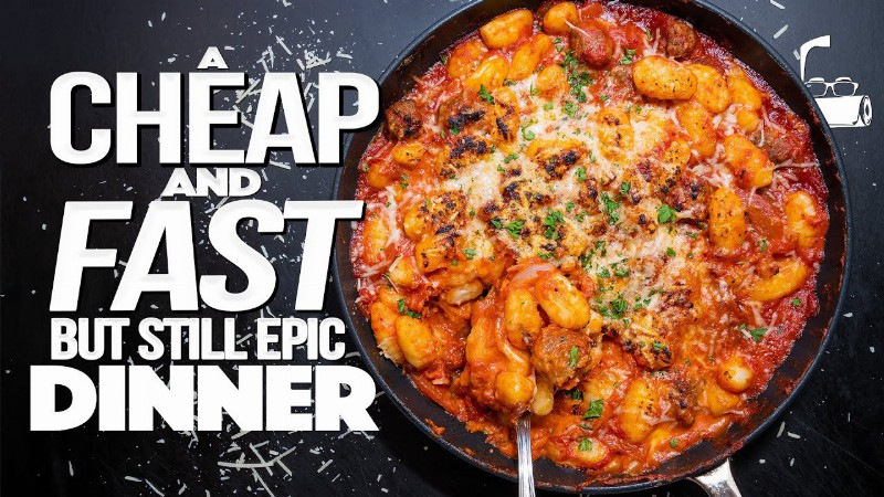 A Cheap And Fast But Still Insanely Epic Dinner! (under $15/under 15 Min) : Sam The Cooking Guy