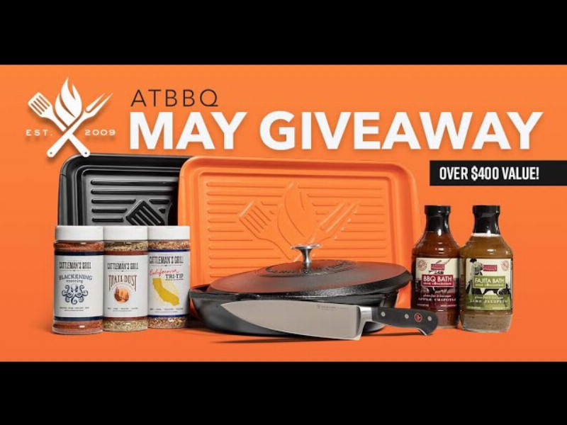 Atbbq.com May Giveaway : Over $400 In Prizes