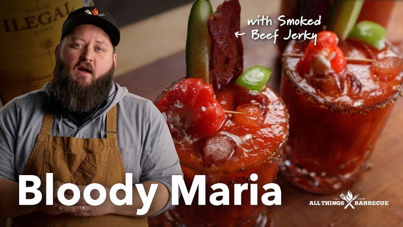 Bloody Maria With Smoked Beef Jerky