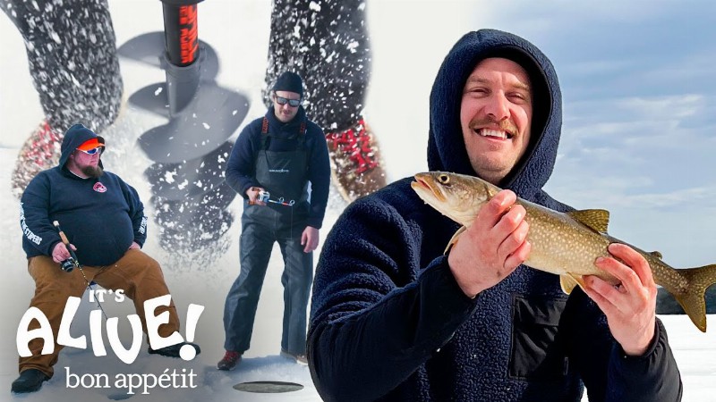 Brad Enters An Ice Fishing Contest: It's Alive 100 : Bon Appétit