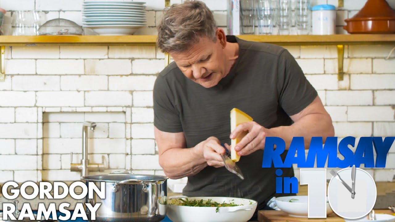 image 0 Can Gordon Ramsay Make A Cheesy Green Pasta In 10 Minutes? : Ramsay In 10