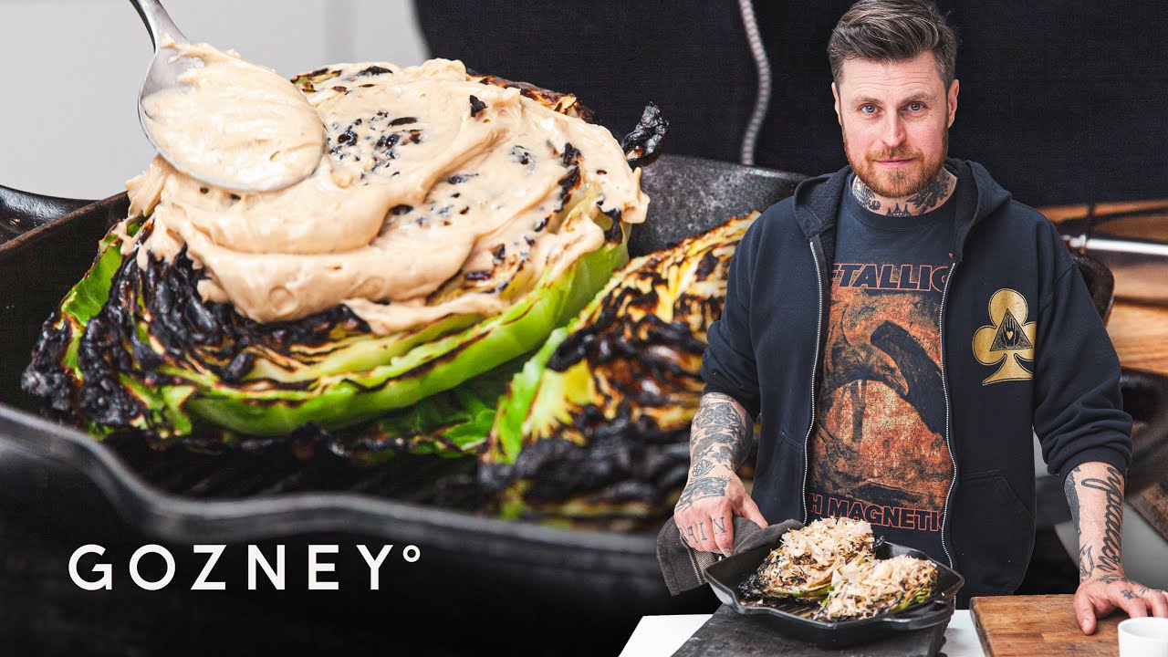 Charred Cabbage With Shrimp Butter : Guest Chef: Lee Tiernan : Dome Recipes : Gozney