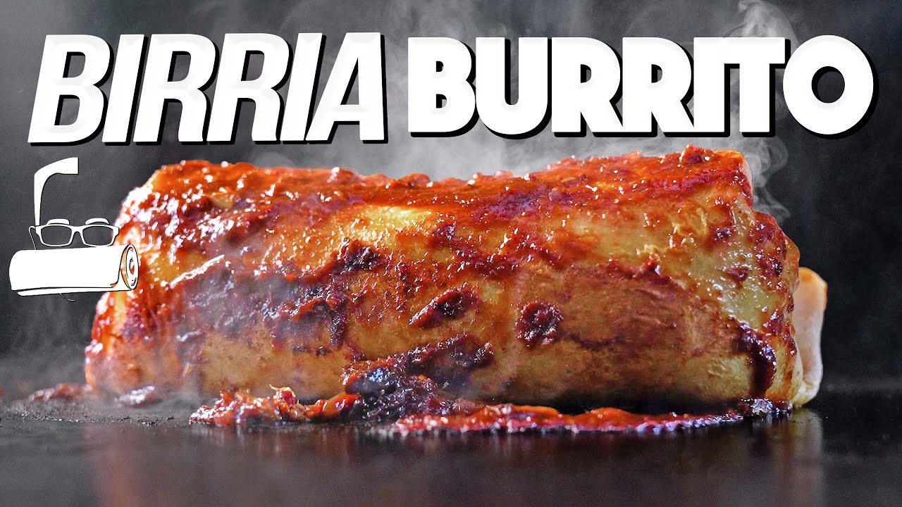 Cheesy Juicy Beefy Birria Burrito Wow! : Sam The Cooking Guy