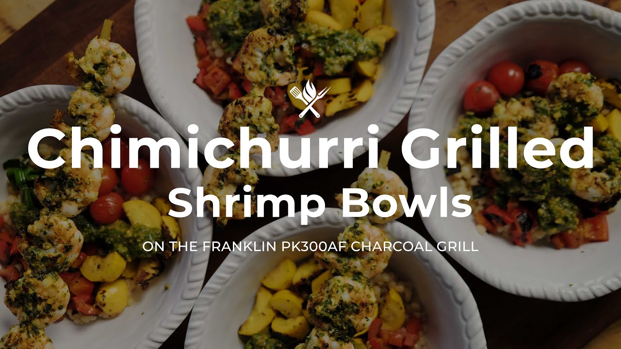 Chimichurri Grilled Shrimp Bowls