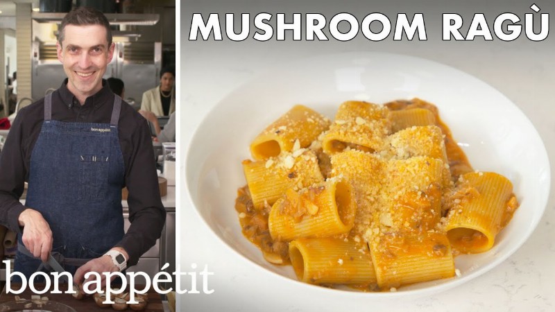 image 0 Chris Makes Mushroom Ragù : From The Test Kitchen : Bon Appétit