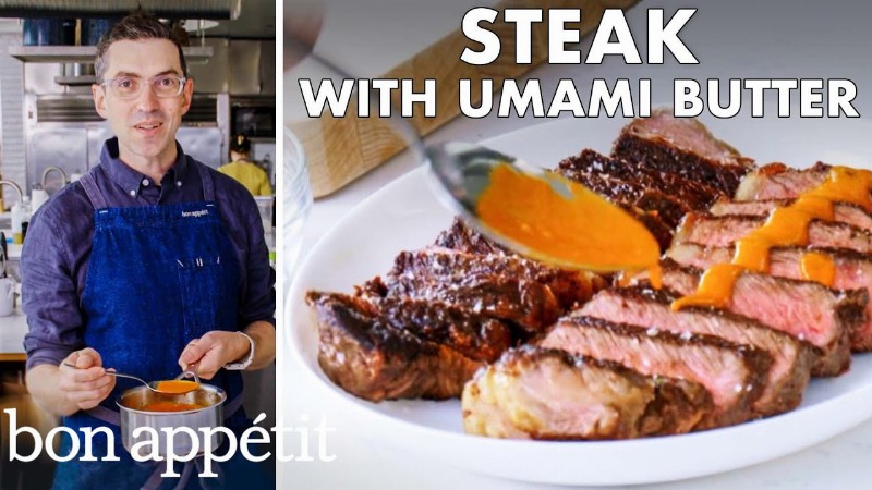 Chris Makes Steak With Umami Butter Sauce : From The Test Kitchen : Bon Appétit