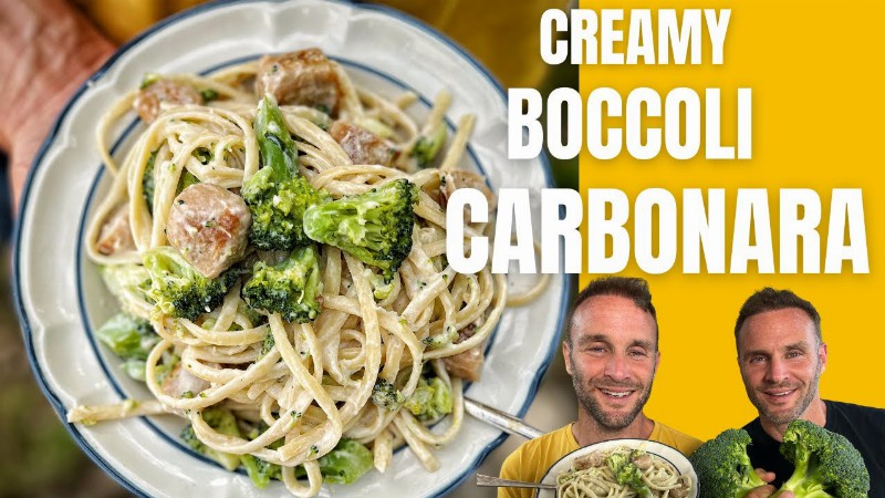 image 0 Creamy Broccoli Carbonara
