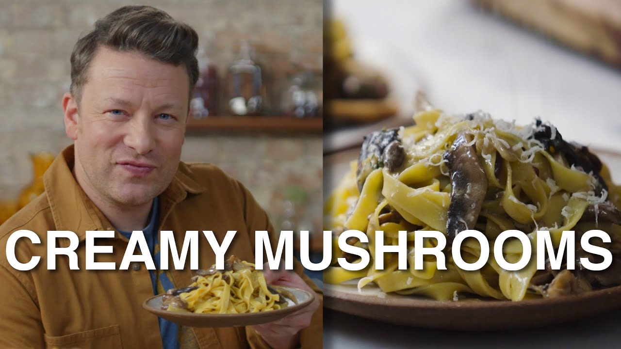 image 0 Creamy Mushrooms : Jamie Oliver