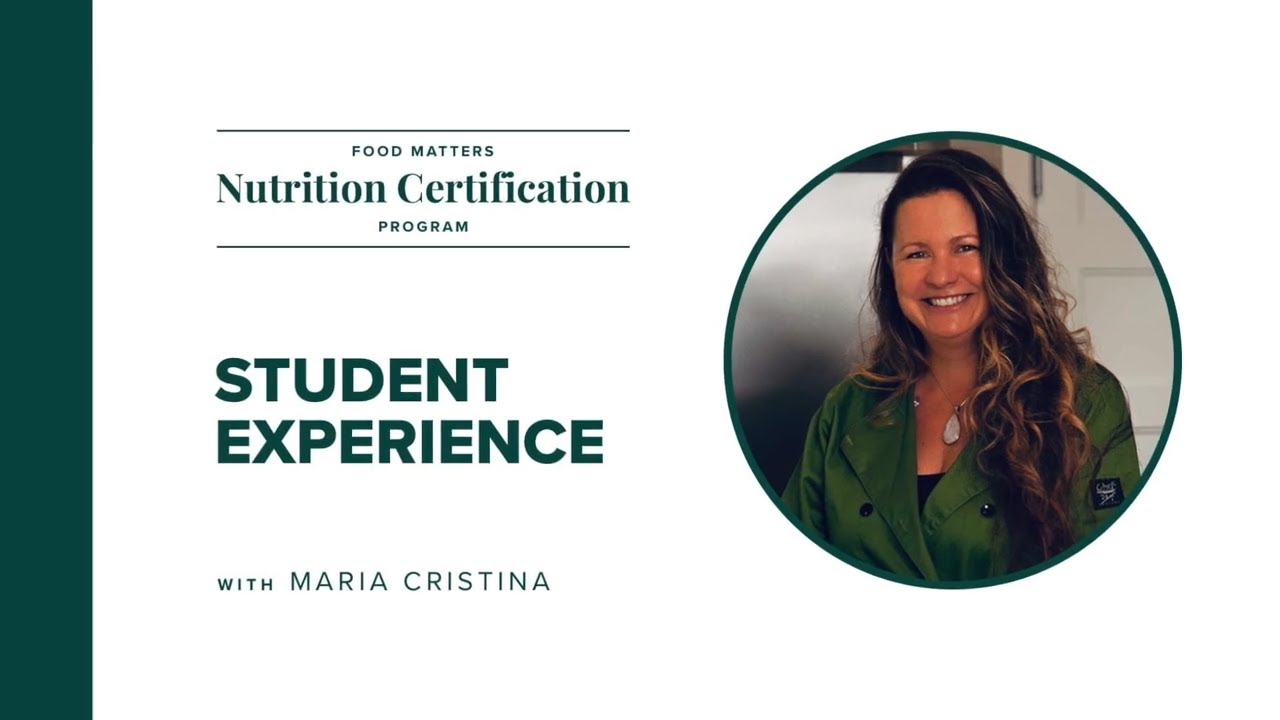 image 0 Food Matters Institute: Student Experience With Maria Cristina