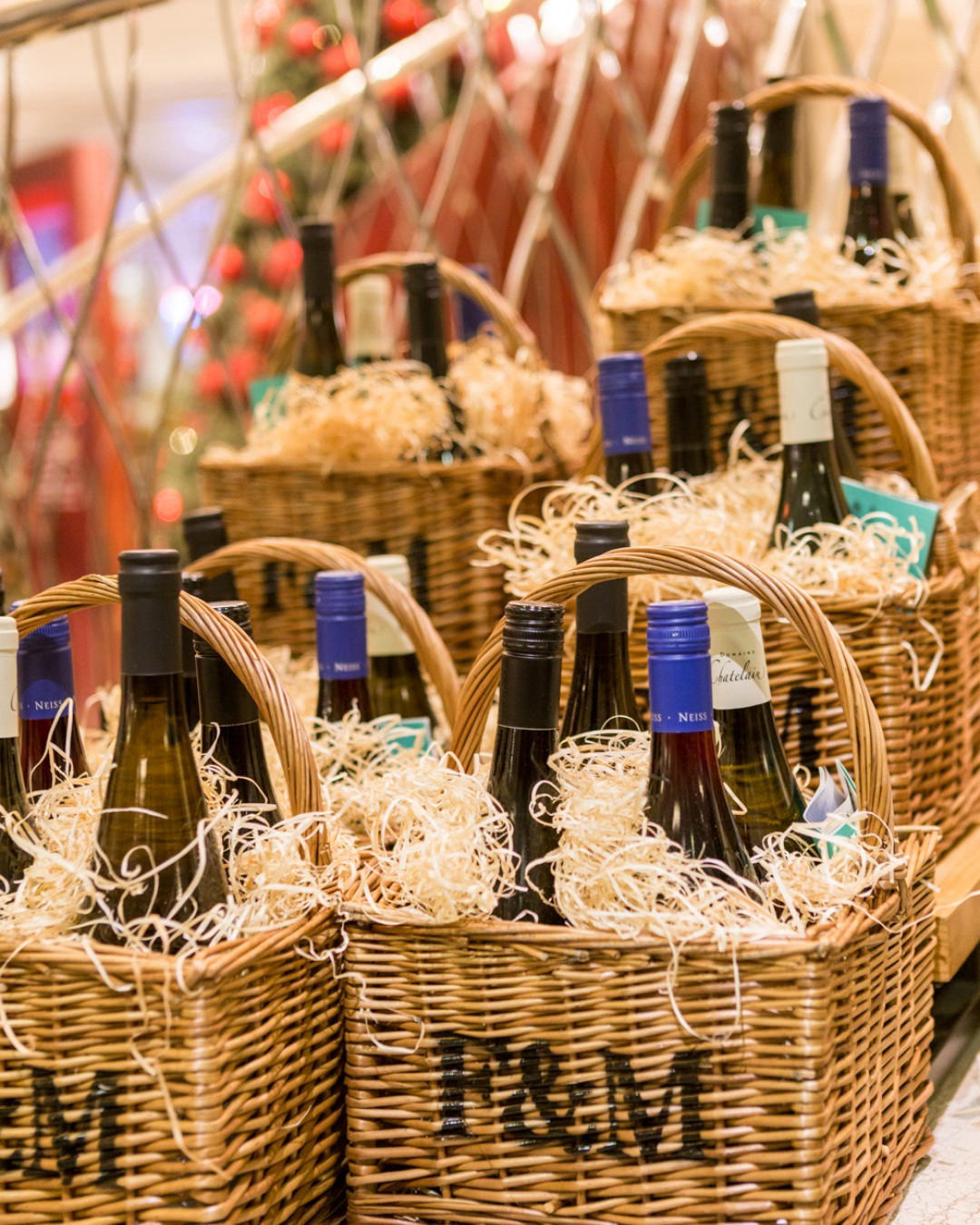 Fortnum & Mason - The only thing better than one wonderful bottle of wine is a wicker containing fou