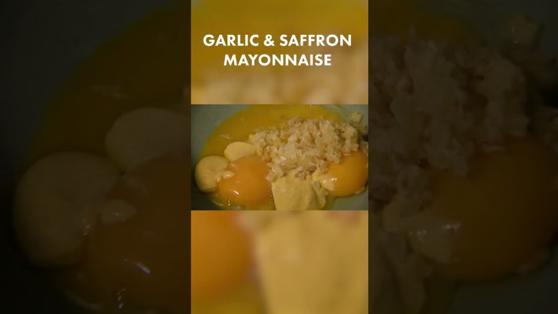 image 0 Garlic & Saffron Mayonnaise! #shorts