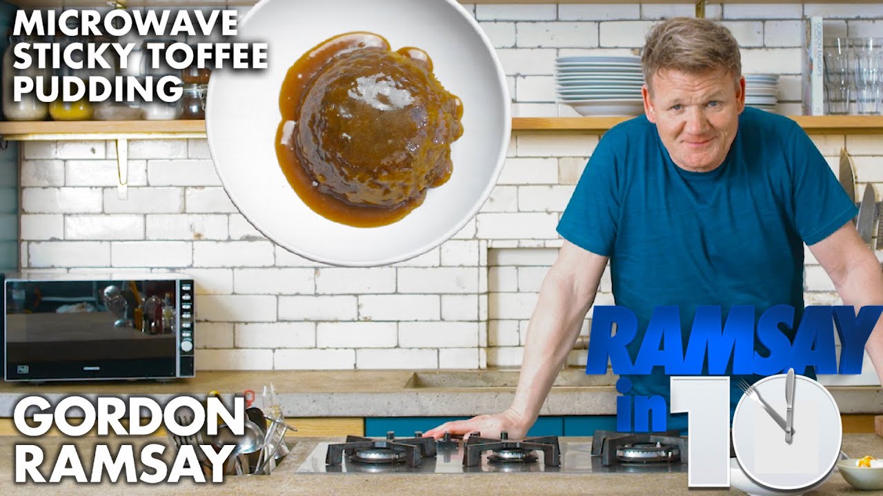 image 0 Gordon Ramsay Makes A Sticky Toffee Pudding In A Microwave?!? : Ramsay In 10