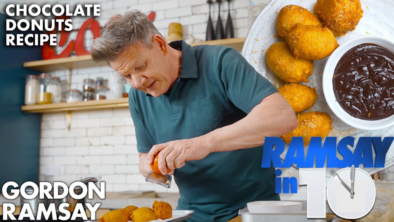 image 0 Gordon Ramsay Makes Donuts With A Spicy Chocolate Dipping Sauce : Ramsay In 10