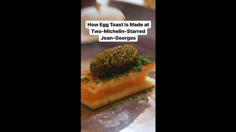 image 0 How The Signature Egg Toast Is Made At Two-michelin-starred Jean-georges