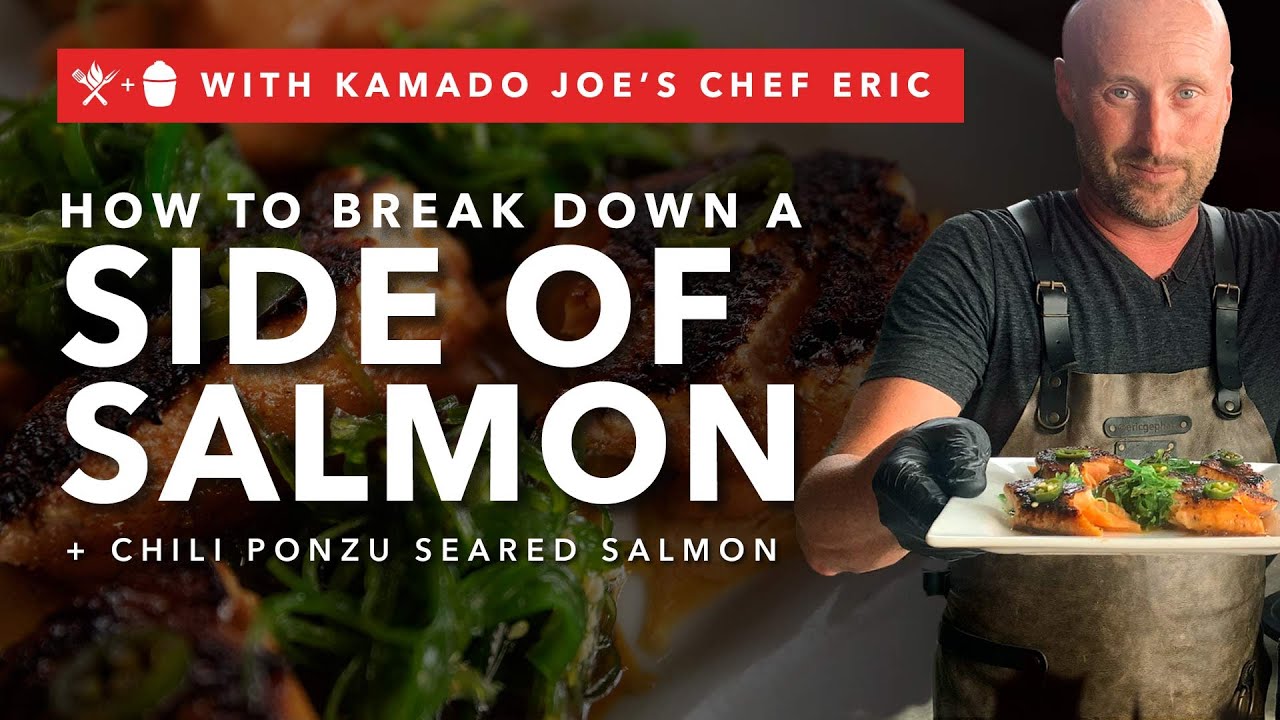 image 0 How To Break Down A Side Of Salmon + Chili Ponzu Seared Salmon