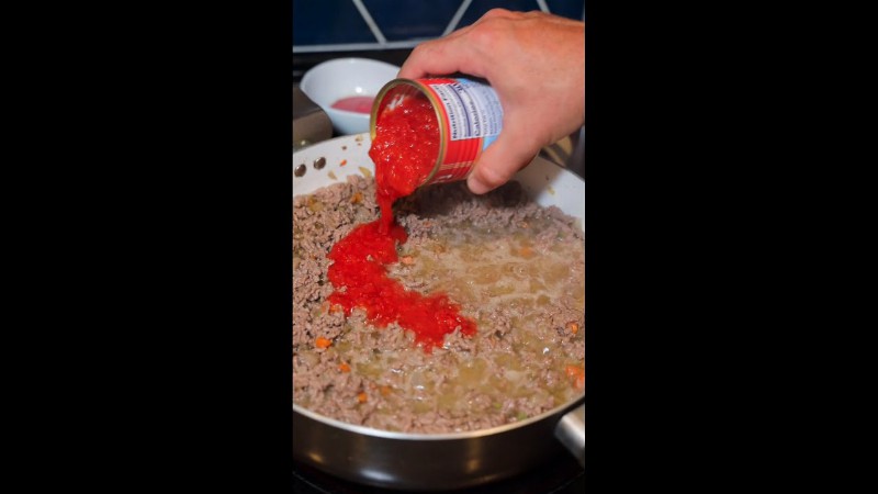 image 0 How To Make Bolognese In 1 Min #shorts