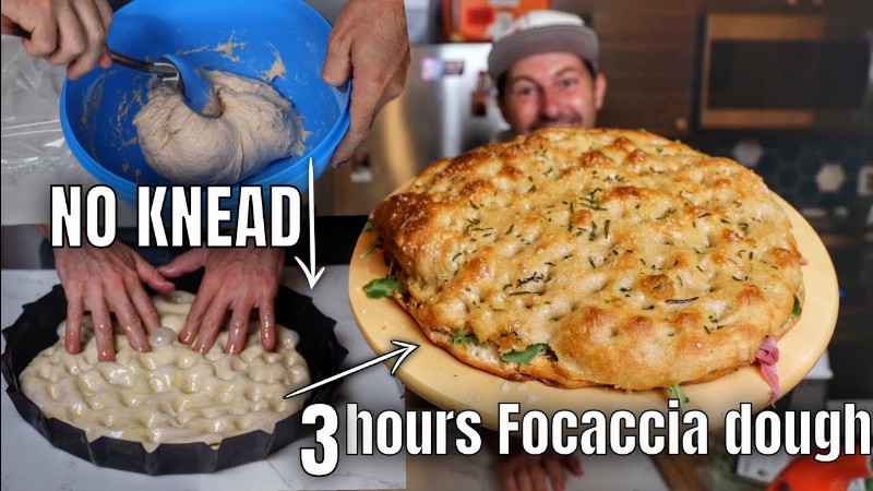 image 0 How To Make Focaccia Dough⎮easy & No Knead