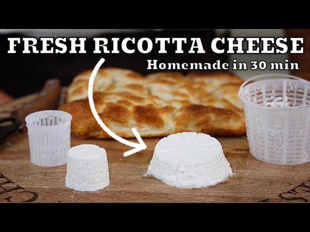 How To Make Homemade Ricotta Cheese : Perfect For Your Pizzas