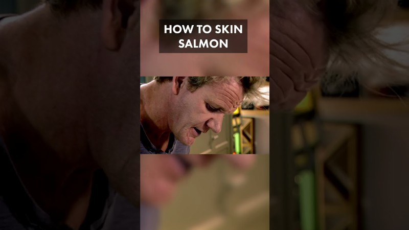 image 0 How To Skin Salmon #shorts