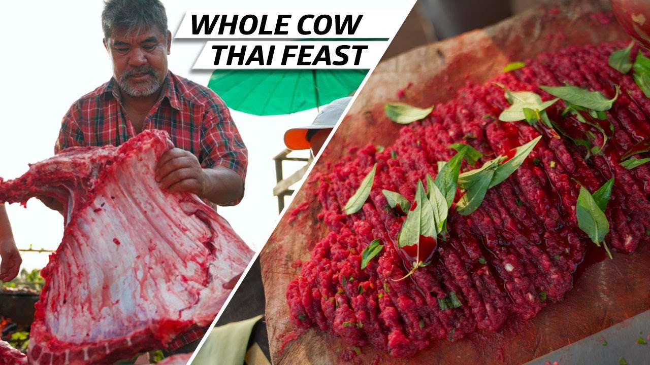 image 0 How Two Master Thai Chefs Prepare A Whole Cow Isan Feast — Made In Thailand