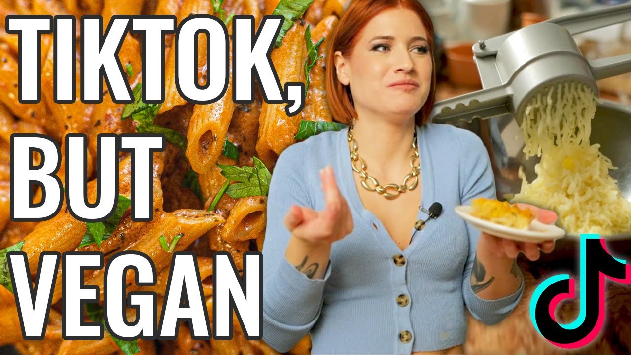I Made Viral Tiktok Recipes Vegan (gigi Hadid's Rose Pasta Surprised Me?!)