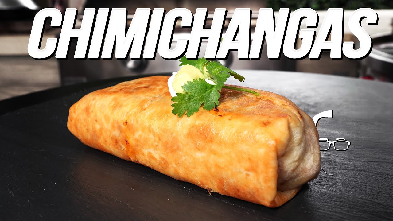 image 0 Insanely Delicious Chicken Chimichangas : Sam The Cooking Guy