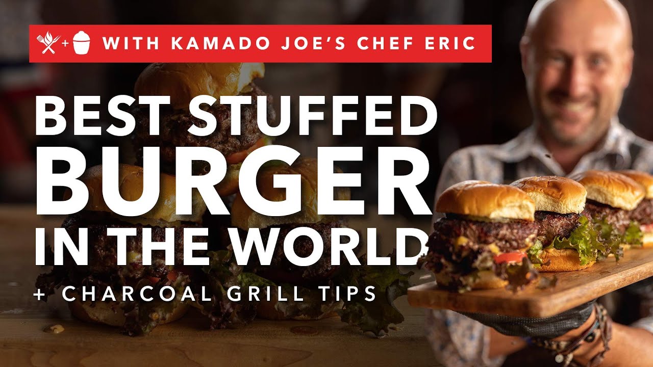 image 0 Juicy Lucy Or The Best Stuffed Burger In The World + Charcoal Grill Tips