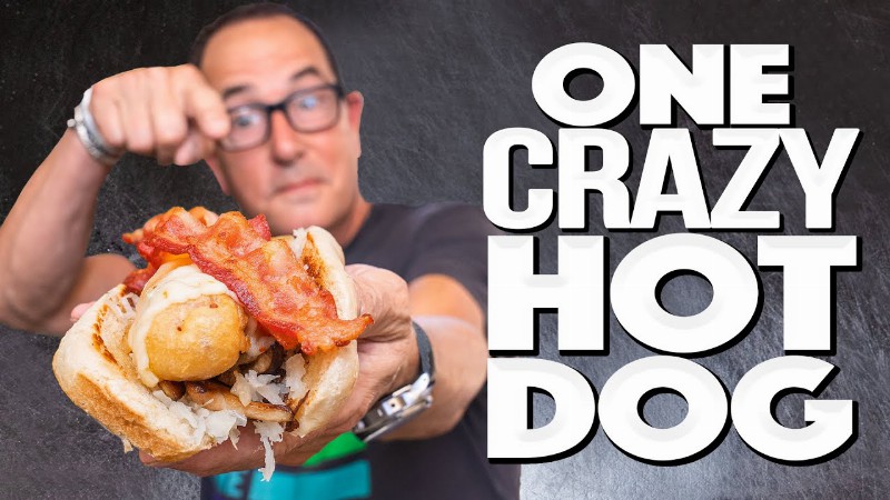 Just A Completely Crazy Deep Fried Hot Dog From Florida... : Sam The Cooking Guy