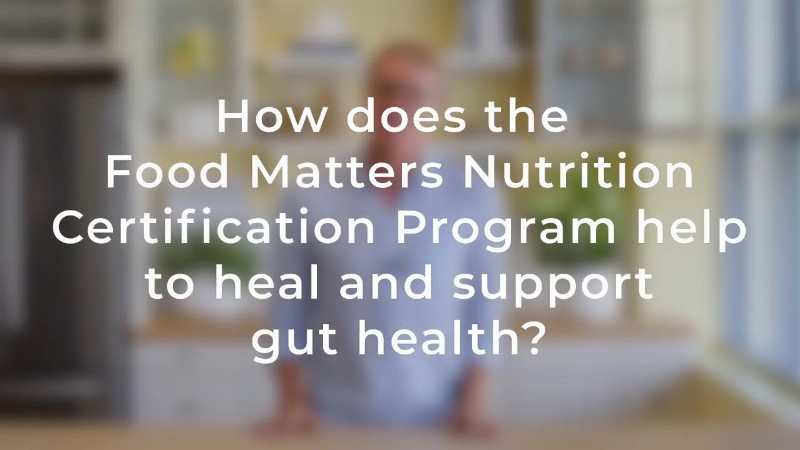 image 0 Learn How To Heal & Support Gut Health With The Food Matters Nutrition Certification Program