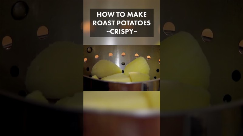 Making Your Christmas Roast Potatoes Extra Crispy #shorts