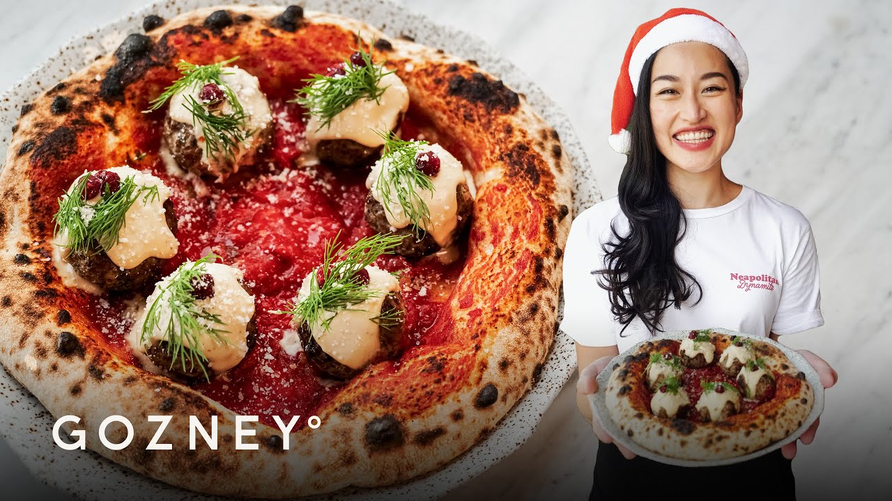 Merry Meatball Pizza : Guest Chef: Feng Chen : Roccbox Recipes : Gozney