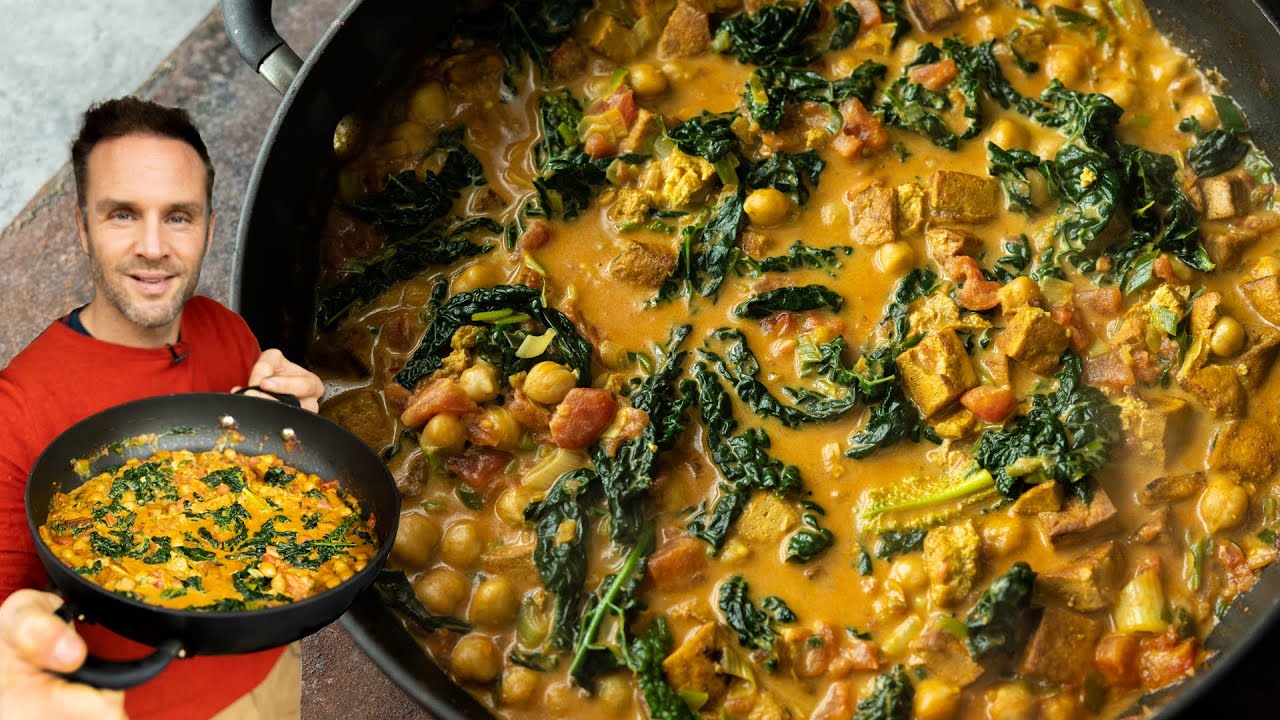 Must Try Chickpea Tofu Curry : Easy Veganuary Recipe