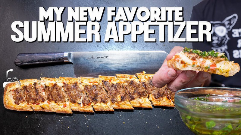 My New Favorite (grilled) Summer Appetizer...oh Snap! : Sam The Cooking Guy