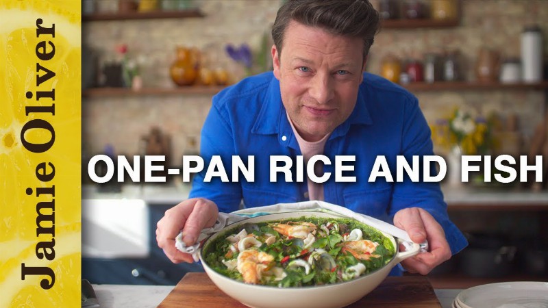 image 0 One-pan Herby Green Rice And Fish : Jamie Oliver
