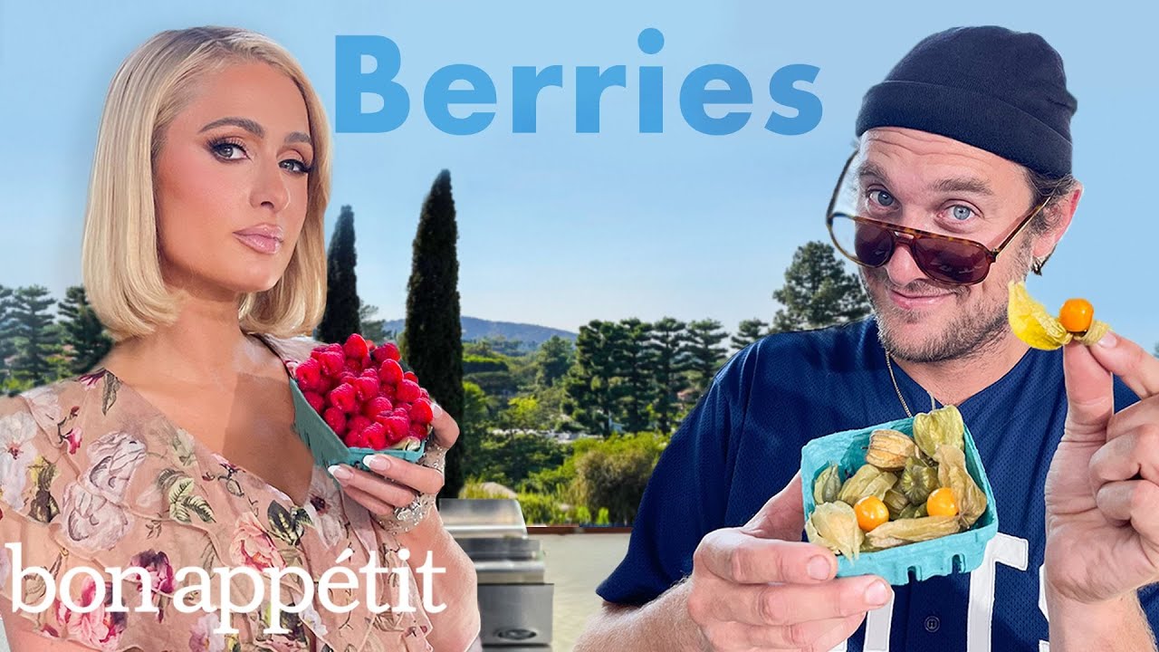 image 0 Paris Hilton & Brad Taste Berries And Make Jam : Taste Testers : Bon Appétit