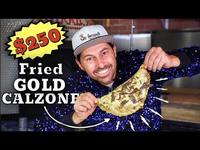 Perfect Pizza & Calzone Covered Of Gold!! Ended Up With Aggression..