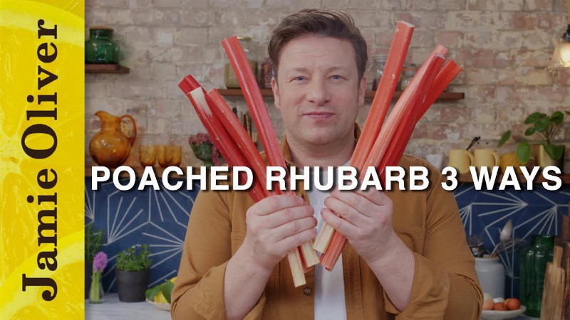 image 0 Poached Rhubarb 3 Ways : Jamie Oliver