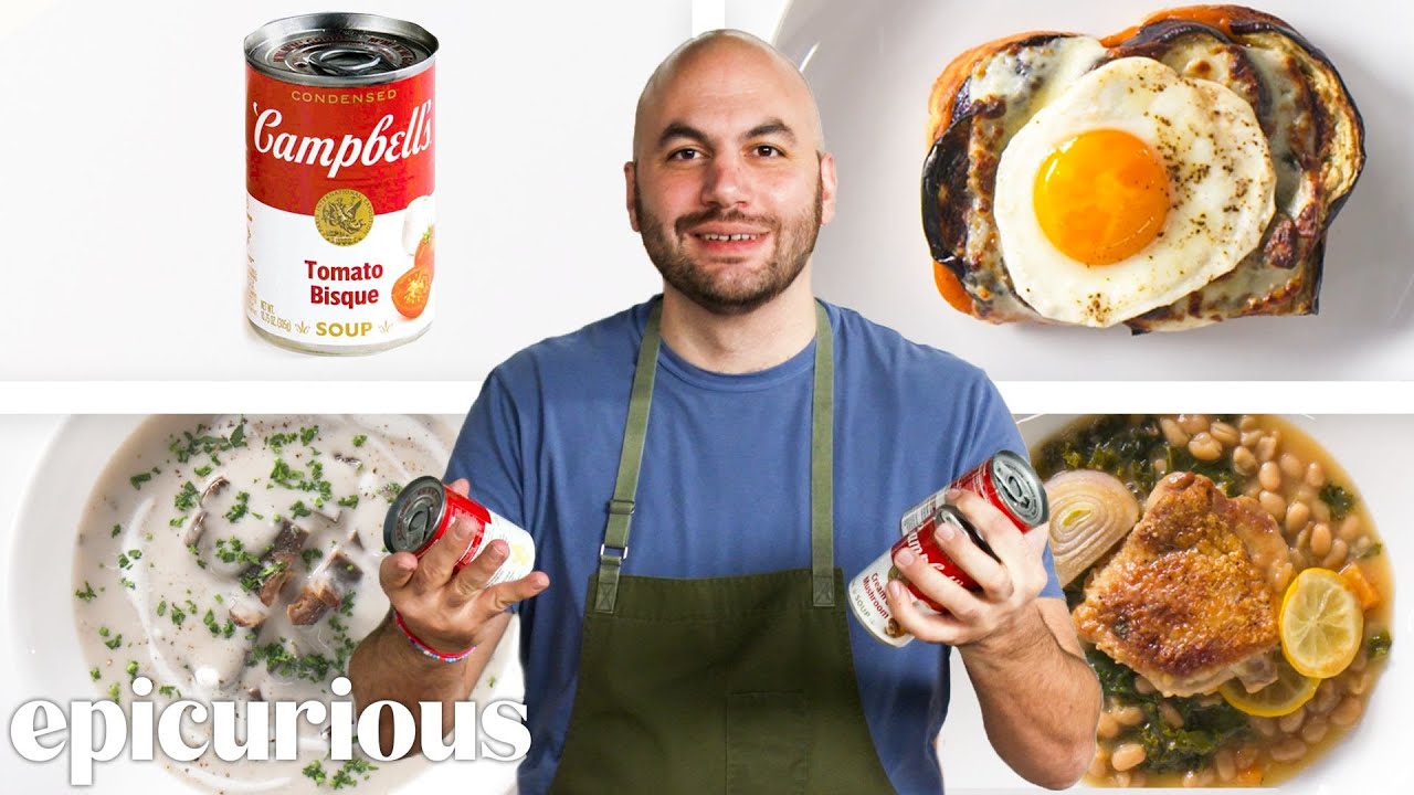 image 0 Pro Chef Turns Canned Soup Into 3 Meals For Under $9 : The Smart Cook : Epicurious