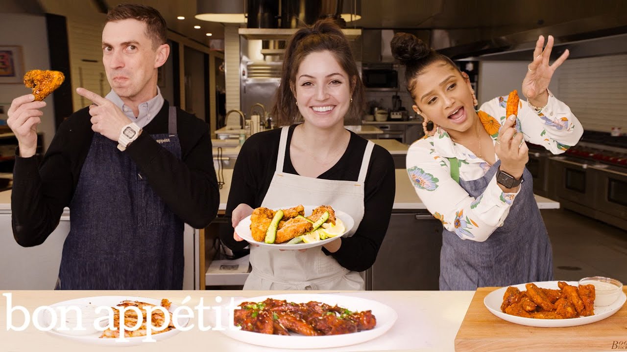 Pro Chefs Make Chicken Wings 7 Ways : Test Kitchen Talks : Bon Appétit