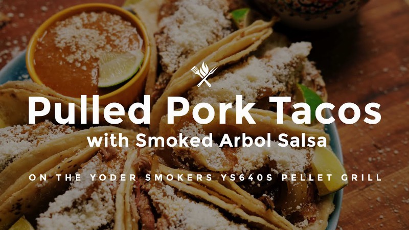 image 0 Pulled Pork Tacos With Smoked Arbol Salsa
